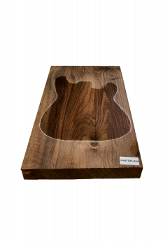 Preview: Body European Walnut 1-pc. Unique-Piece #033